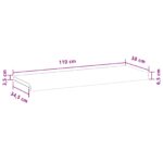vidaXL Vankúš na lavičku Zamat Víno červené Hĺbka 35 cm – Obrázok 10