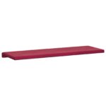 vidaXL Vankúš na lavičku Zamat Víno červené Hĺbka 35 cm – Obrázok 7