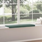 vidaXL Vankúš na lavičku Zamat Morská zelená Hĺbka 35 cm – Obrázok 4