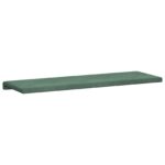 vidaXL Vankúš na lavičku Zamat Morská zelená Hĺbka 35 cm – Obrázok 7