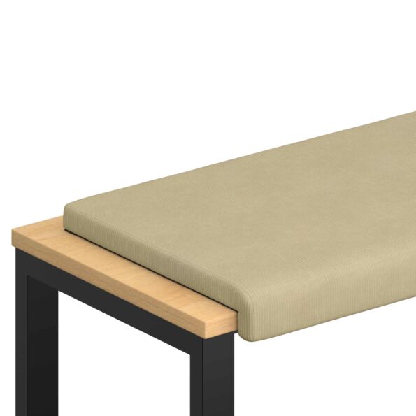 vidaXL Vankúš na lavičku manšestr Šedá zelená Hĺbka 35 cm – Obrázok 2