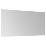 vidaXL Zrkadlo do kúpeľne s LED Priehľadná 60 x 30 cm tvrdené sklo – Obrázok 4