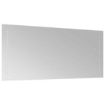 vidaXL Zrkadlo do kúpeľne s LED Priehľadná 90 x 40 cm tvrdené sklo – Obrázok 4