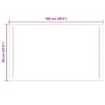 vidaXL Zrkadlo do kúpeľne s LED Priehľadná 100 x 60 cm tvrdené sklo – Obrázok 9