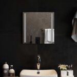 vidaXL Zrkadlo do kúpeľne s LED Priehľadná 40 x 40 cm tvrdené sklo