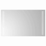 vidaXL Zrkadlo do kúpeľne s LED Priehľadná 60 x 30 cm tvrdené sklo – Obrázok 2