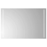 vidaXL Zrkadlo do kúpeľne s LED Priehľadná 60 x 40 cm tvrdené sklo – Obrázok 2