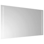 vidaXL Zrkadlo do kúpeľne s LED Priehľadná 70 x 40 cm tvrdené sklo – Obrázok 4