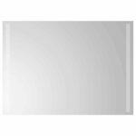 vidaXL Zrkadlo do kúpeľne s LED Priehľadná 70 x 50 cm tvrdené sklo – Obrázok 2