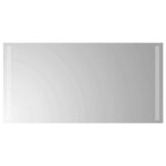 vidaXL Zrkadlo do kúpeľne s LED Priehľadná 80 x 40 cm tvrdené sklo – Obrázok 2