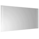 vidaXL Zrkadlo do kúpeľne s LED Priehľadná 80 x 40 cm tvrdené sklo – Obrázok 4