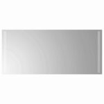 vidaXL Zrkadlo do kúpeľne s LED Priehľadná 90 x 40 cm tvrdené sklo – Obrázok 2