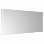 vidaXL Zrkadlo do kúpeľne s LED Priehľadná 90 x 40 cm tvrdené sklo – Obrázok 4