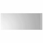 vidaXL Zrkadlo do kúpeľne s LED Priehľadná 100 x 40 cm tvrdené sklo – Obrázok 2