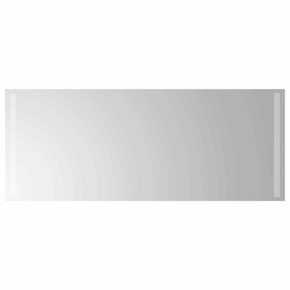vidaXL Zrkadlo do kúpeľne s LED Priehľadná 100 x 40 cm tvrdené sklo – Obrázok 2