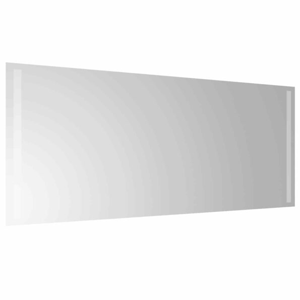 vidaXL Zrkadlo do kúpeľne s LED Priehľadná 100 x 40 cm tvrdené sklo – Obrázok 4