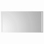 vidaXL Zrkadlo do kúpeľne s LED Priehľadná 100 x 60 cm tvrdené sklo – Obrázok 2