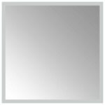 vidaXL Zrkadlo do kúpeľne s LED Priehľadná 40 x 40 cm tvrdené sklo – Obrázok 2