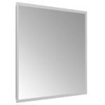 vidaXL Zrkadlo do kúpeľne s LED Priehľadná 50 x 50 cm tvrdené sklo – Obrázok 4