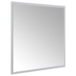 vidaXL Zrkadlo do kúpeľne s LED Priehľadná 60 x 60 cm tvrdené sklo – Obrázok 4