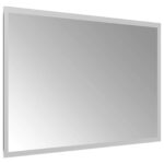 vidaXL Zrkadlo do kúpeľne s LED Priehľadná 60 x 40 cm tvrdené sklo – Obrázok 4