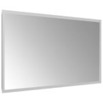 vidaXL Zrkadlo do kúpeľne s LED Priehľadná 70 x 40 cm tvrdené sklo – Obrázok 4