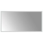 vidaXL Zrkadlo do kúpeľne s LED Priehľadná 80 x 40 cm tvrdené sklo – Obrázok 2