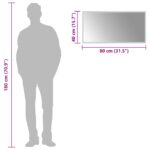vidaXL Zrkadlo do kúpeľne s LED Priehľadná 80 x 40 cm tvrdené sklo – Obrázok 6