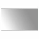 vidaXL Zrkadlo do kúpeľne s LED Priehľadná 100 x 60 cm tvrdené sklo – Obrázok 2