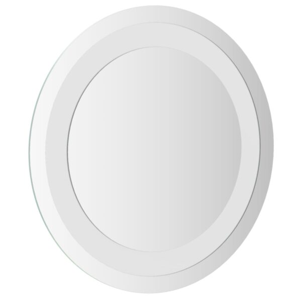 vidaXL Zrkadlo do kúpeľne s LED Priehľadná Ø 30 cm tvrdené sklo – Obrázok 5