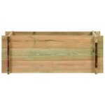 vidaXL Zvýšený záhon na zeleninu Zelená 120 x 80 x 32 cm – Obrázok 2