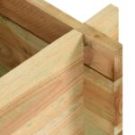 vidaXL Zvýšený záhon na zeleninu Zelená 120 x 80 x 32 cm – Obrázok 4