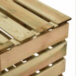 vidaXL Slatkový záhradný kompostér Zelená 110 x 58 x 113 cm – Obrázok 6