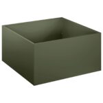 vidaXL Záhradný kvetináč Olivovo zelená 40 x 40 x 30 cm – Obrázok 2