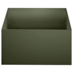 vidaXL Záhradný kvetináč Olivovo zelená 40 x 40 x 30 cm – Obrázok 3