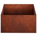 vidaXL Záhradný kvetináč 2 ks Hrdzavý 60 x 60 x 30 cm – Obrázok 5