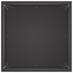 vidaXL Záhradný kvetináč Čierna 30 x 30 x 40 cm Studený valcovaný oceľ – Obrázok 4