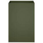 vidaXL Záhradný kvetináč 2 ks Olivovo zelená 40 x 40 x 75 cm – Obrázok 4