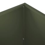 vidaXL Záhradný kvetináč 2 ks Olivovo zelená 40 x 40 x 75 cm – Obrázok 6