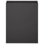 vidaXL Záhradný kvetináč 2 ks Čierna 40 x 20 x 40 cm – Obrázok 4