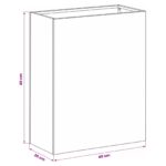 vidaXL Záhradný kvetináč Olivovo zelená 40 x 20 x 40 cm – Obrázok 7