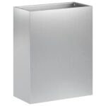 vidaXL Záhradný kvetináč 2 ks Strieborná 40 x 20 x 40 cm – Obrázok 3