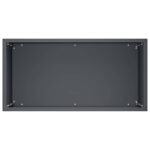 vidaXL Záhradný kvetináč 2 ks Antracitová 40 x 20 x 50 cm – Obrázok 5