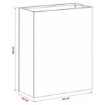vidaXL Záhradný kvetináč 2 ks Hrdzavý 40 x 20 x 50 cm – Obrázok 10