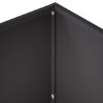 vidaXL Záhradný kvetináč Čierna 60 x 30 x 40 cm Studený valcovaný oceľ – Obrázok 5