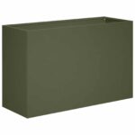vidaXL Záhradný kvetináč Olivovo zelená 80 x 30 x 40 cm – Obrázok 2