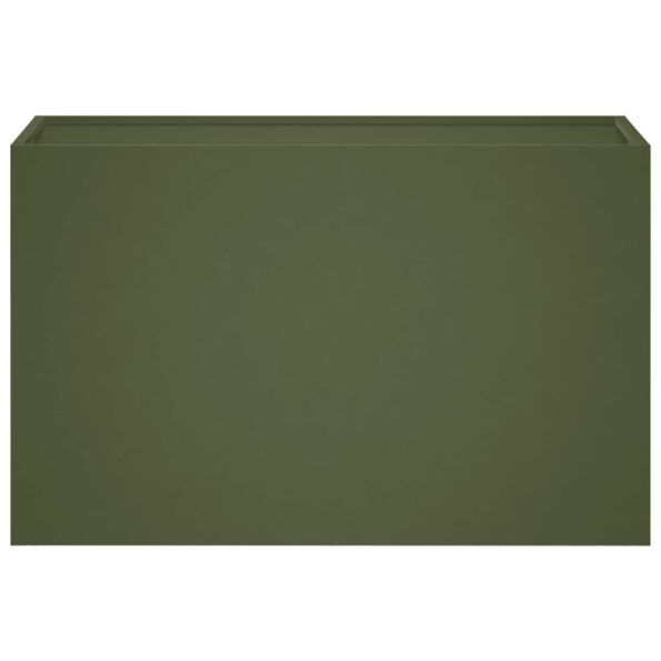 vidaXL Záhradný kvetináč Olivovo zelená 80 x 30 x 40 cm – Obrázok 3