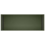 vidaXL Záhradný kvetináč Olivovo zelená 80 x 30 x 40 cm – Obrázok 4
