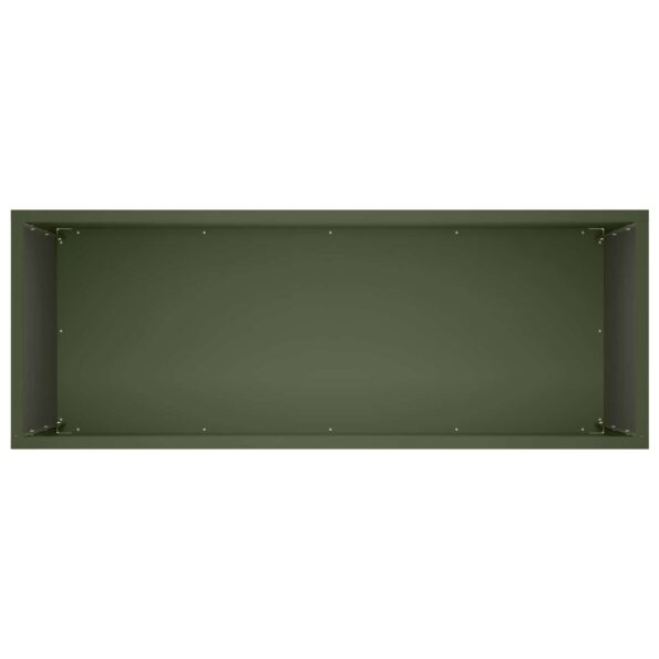 vidaXL Záhradný kvetináč Olivovo zelená 80 x 30 x 40 cm – Obrázok 4