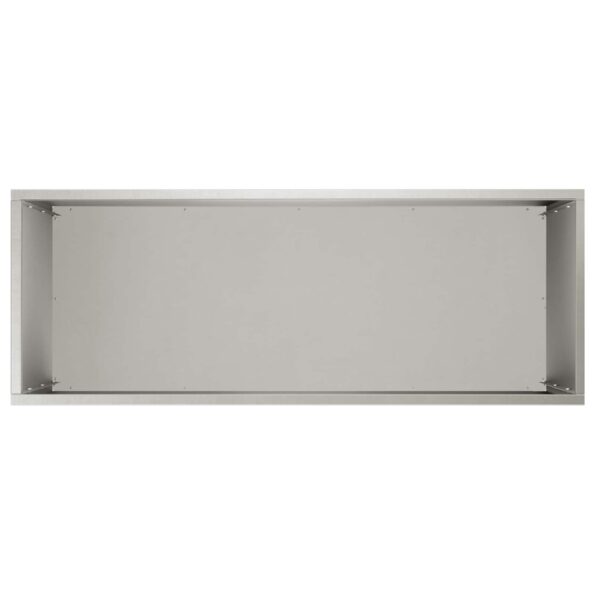 vidaXL Záhradný kvetináč Strieborná 80 x 30 x 40 cm Nehrdzavejúca oceľ – Obrázok 4
